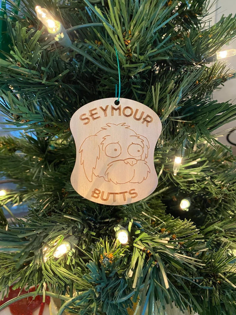 Futurama Inspired Seymour Dog Ornament - Frys Dog from Jurassic Bark