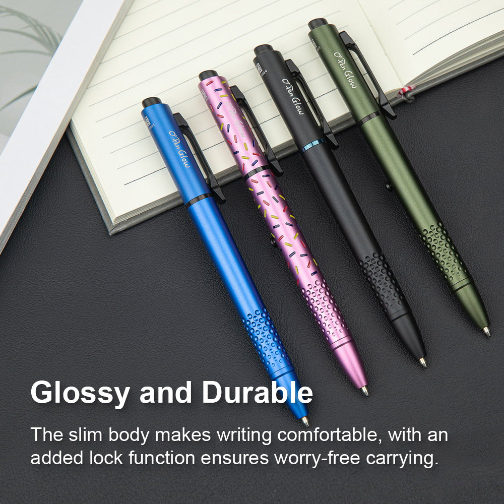 O'Pen Glow slim textured body and lock function