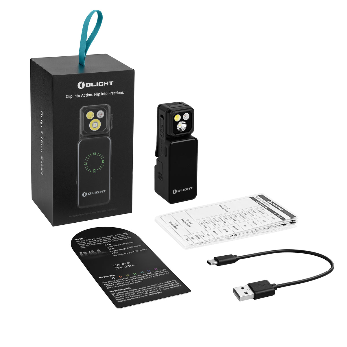 Oclip 2 Ultra Premium package contents