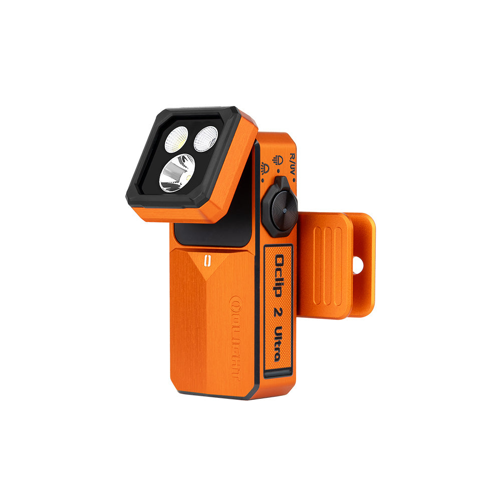 Oclip 2 Ultra in Amber Orange side view