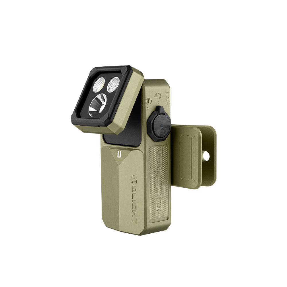 Oclip 2 Ultra in Olive Green side view