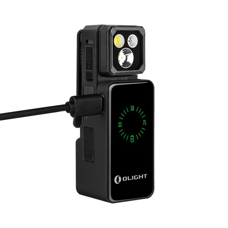 Oclip 2 Ultra side view charging with power display