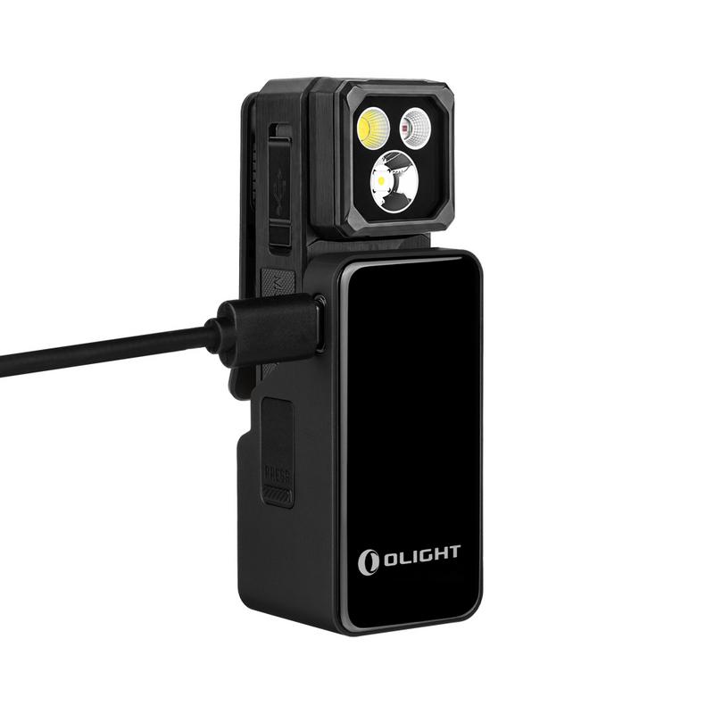 Oclip 2 Ultra charging with USB-C cable