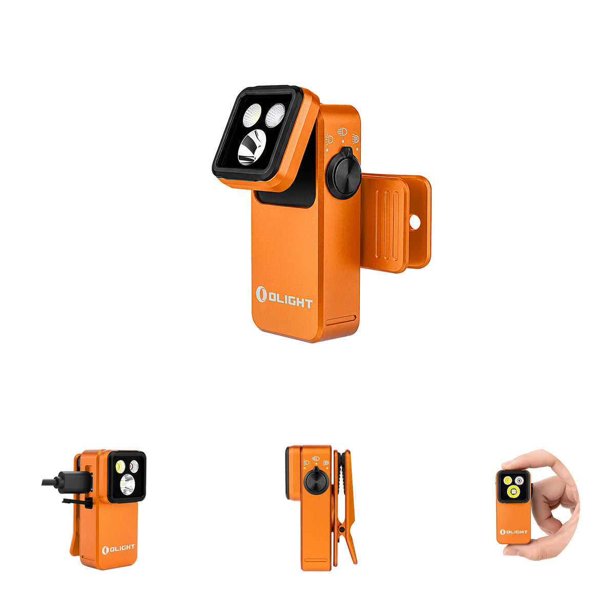 Olight Oclip 2 Pro in orange